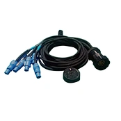 2meter 19 PIN 2.5mm2 Socapex To Powercon Truth
